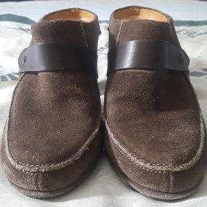 Cole Haan Close Toe Suade High Heel Mule